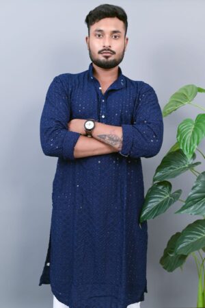 Nevy Blue Kurta